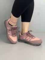 کفش کوهنوردی صورتی زیره طوسی زنانه - تصویر 2