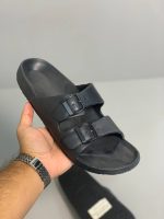دمپایی مشکی دوبند مردانه