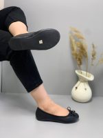کفش کالج مشکی پاپیونی - تصویر 3